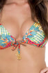 Luli Fama La Bella De Cuba Molded Push Up Bandeau Halter Top